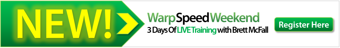 warpspeed weekend - learn internet marketing